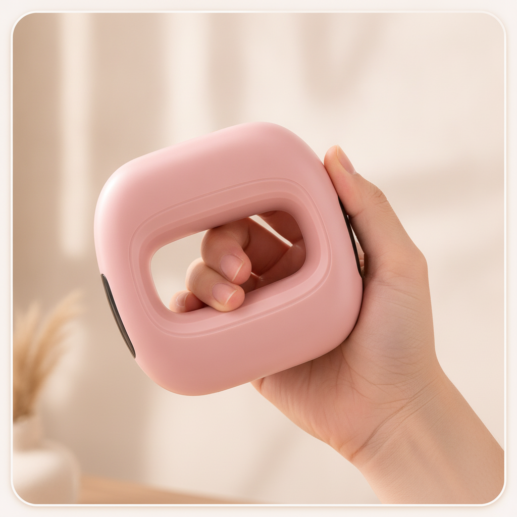 Agarre ergonómico del masajeador