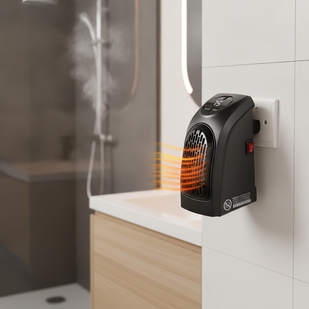 Calefactor en baño